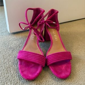 Gianni Bini Rhiaan Ankle Tie Block Heel